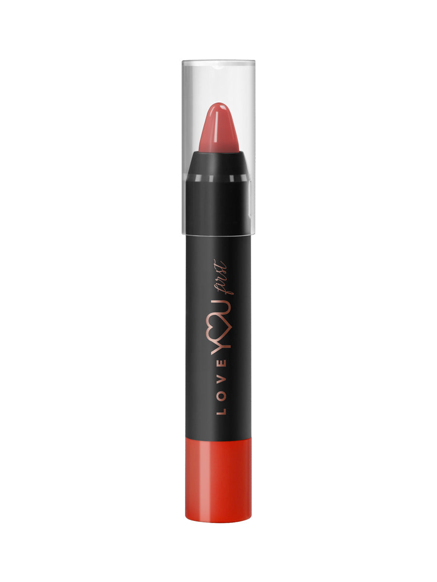 "Secure" Moisturizing Lip Crayon (Blood Orange)